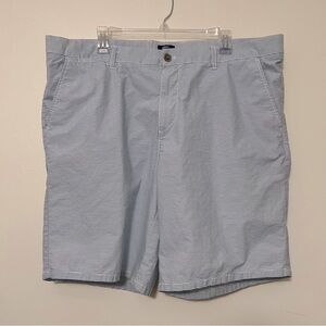 Johnnie-O Men's Striped Shorts Size 40 Blue White Cotton Casual Golf